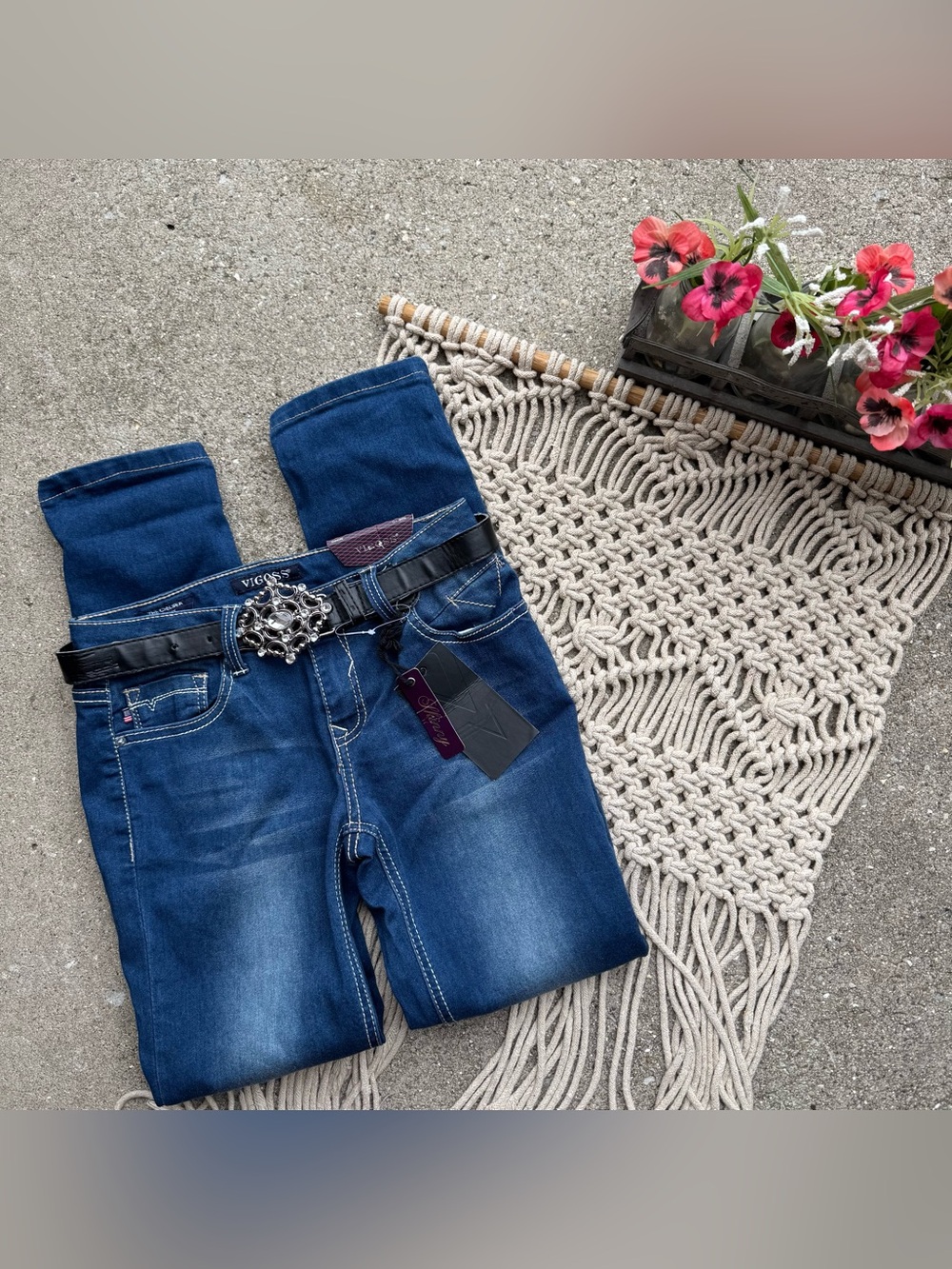 NWT Kids Vigoss Skinny Jeans Girls Size 10
